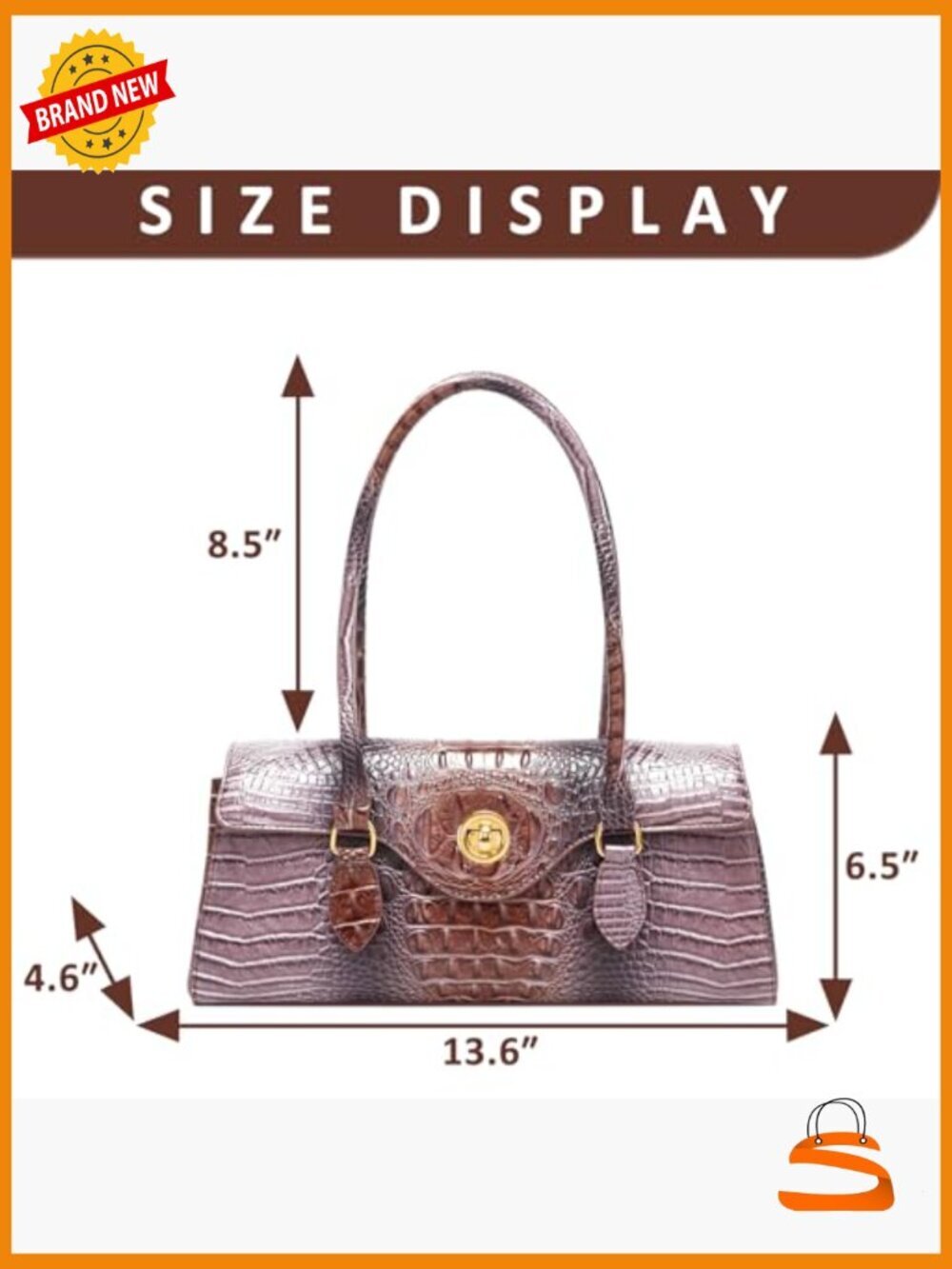 Large Capacity Leather Backpack Tote Bag Retro Vintage Handbag Work Travel - Picture 4 of 7